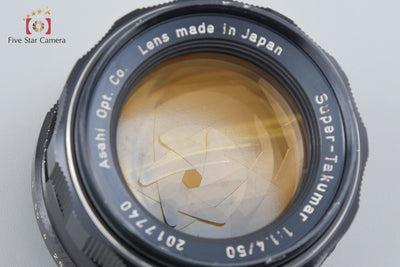[Used] PENTAX Pentax Super-Takumar 50mm f/1.4 Late 7-element M42 Mount
