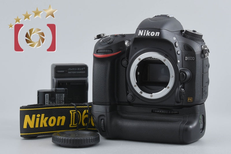[Used] Nikon D600 + MB-D14 Multi-Power Battery Pack - Low Shutter Count