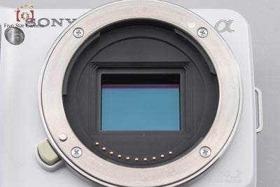 [Used] SONY Sony α NEX-3 Thin Wide-Angle Lens Kit White, with original box