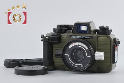 [Used] Nikon NIKONOS-V Moss Green Underwater Film Camera + NIKKOR 35mm f/2.5