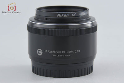 [Used] Nikon 1 NIKKOR 18.5mm f/1.8 Black