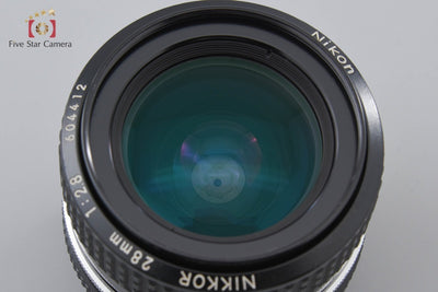 [Used] Nikon Ai NIKKOR 28mm f/2.8
