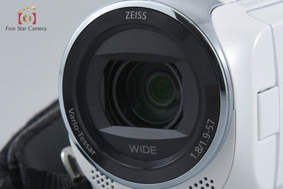 【中古】SONY ソニー ハンディカム HDR-CX470 ホワイト デジタルビデオカメラ 元箱付き