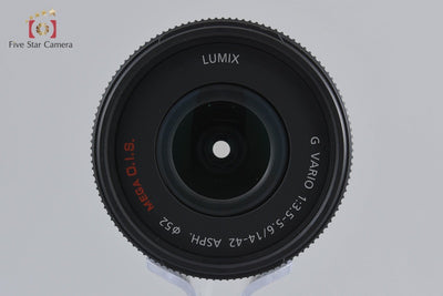 [Used] Panasonic LUMIX G VARIO 14-42mm f/3.5-5.6 ASPH. MEGA O.I.S. H-FS014042