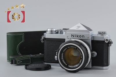 Used: Nikon F Eye Level Late Model Silver + NIKKOR-S Auto 50mm f/1.4