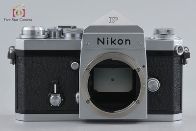 Used: Nikon F Eye Level Late Model Silver + NIKKOR-S Auto 50mm f/1.4