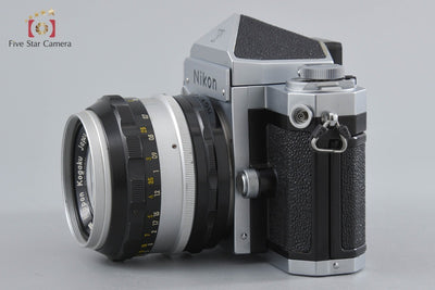 Used: Nikon F Eye Level Late Model Silver + NIKKOR-S Auto 50mm f/1.4