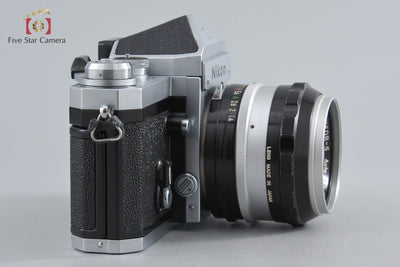 Used: Nikon F Eye Level Late Model Silver + NIKKOR-S Auto 50mm f/1.4