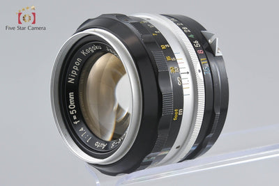 Used: Nikon F Eye Level Late Model Silver + NIKKOR-S Auto 50mm f/1.4