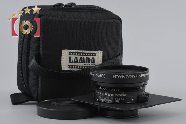シュナイダー COMPONON 80mm F5.6 純正キャップ付き カメラ 中古】Schneider Kreuznach シュナイダー Super-Symmar 80mm f/4.5 XL