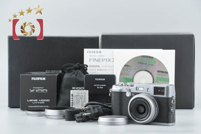 [Used] FUJIFILM FinePix X100 Silver Compact Digital Camera with Original Box