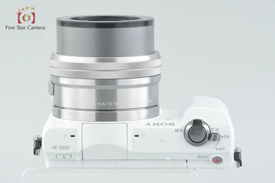 [Used] SONY α5000 ILCE-5000 Power Zoom Lens Kit White - Low Shutter Count