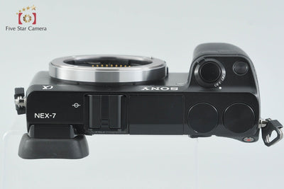【中古】SONY ソニー α NEX-7 ブラック ミラーレス一眼カメラ シャッター回数僅少
