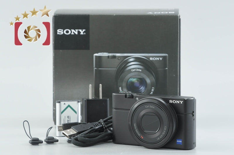 [Used] SONY Sony Cyber-shot DSC-RX100 Black Digital Still Camera with Original Box
