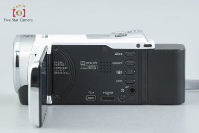 【中古】JVC ケンウッド Everio GZ-E600-W ホワイト デジタルビデオカメラ