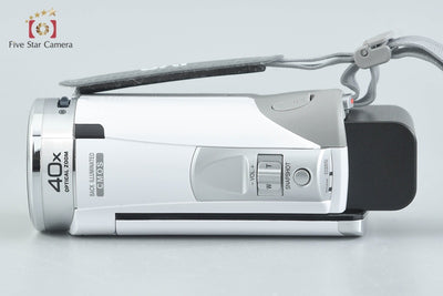 【中古】JVC ケンウッド Everio GZ-E600-W ホワイト デジタルビデオカメラ