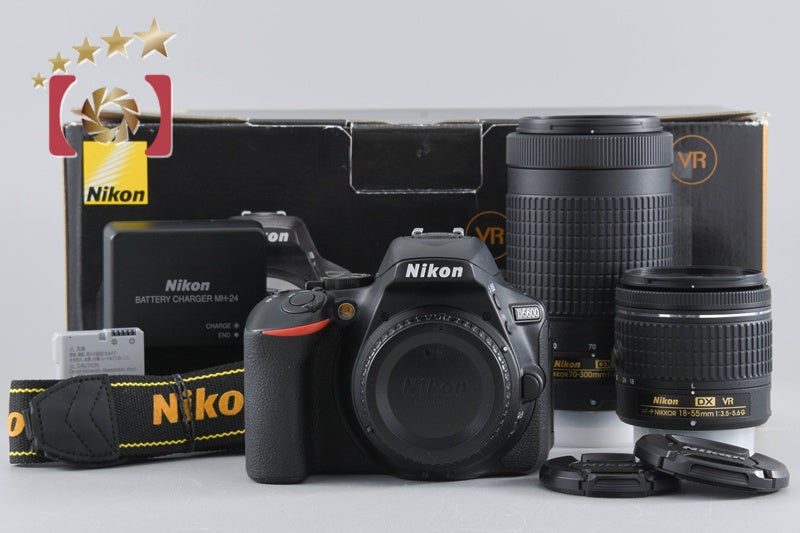 [Used] Nikon D5600 Double Zoom Kit, Low Shutter Count, With Original Box