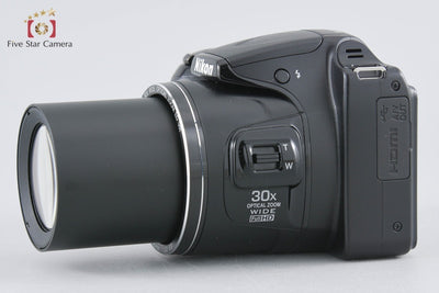 【Used】Nikon COOLPIX L820 Black Compact Digital Camera