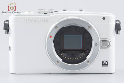 [Used] OLYMPUS Olympus PEN Lite E-PL6 14-42mm EZ Lens Kit White Shutter Count Very Low