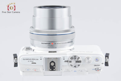 [Used] OLYMPUS Olympus PEN Lite E-PL6 14-42mm EZ Lens Kit White Shutter Count Very Low