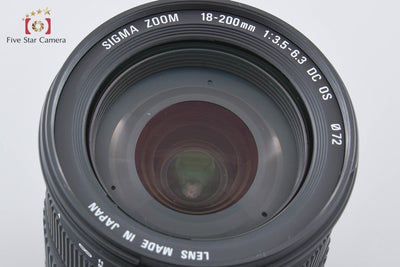 【中古】SIGMA シグマ 18-200mm f/3.5-6.3 DC OS キヤノン用