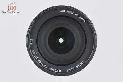 【中古】SIGMA シグマ 18-200mm f/3.5-6.3 DC OS キヤノン用