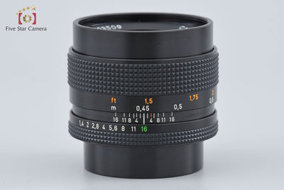 【中古】CONTAX コンタックス Carl Zeiss Planar 50mm f/1.4 T* MMJ