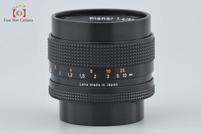 【中古】CONTAX コンタックス Carl Zeiss Planar 50mm f/1.4 T* MMJ