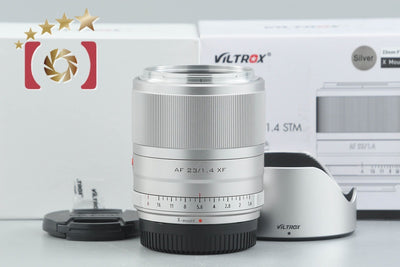 [Used] VILTROX AF 23mm f/1.4 STM ED IF Silver for Fujifilm X-Mount with Original Box