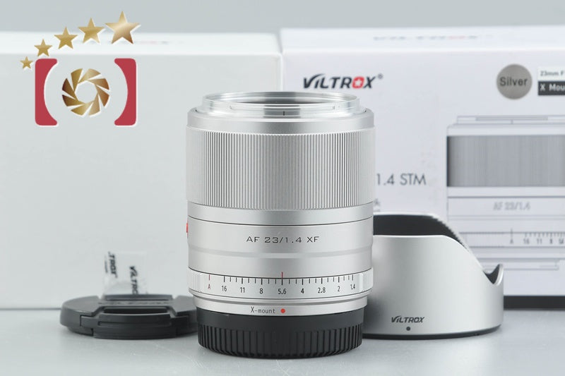 [Used] VILTROX AF 23mm f/1.4 STM ED IF Silver for Fujifilm X-Mount with Original Box