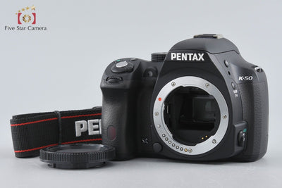 [Used] PENTAX K-50 Black Digital SLR Camera - Low Shutter Count
