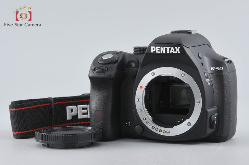 [Used] PENTAX K-50 Black Digital SLR Camera - Low Shutter Count