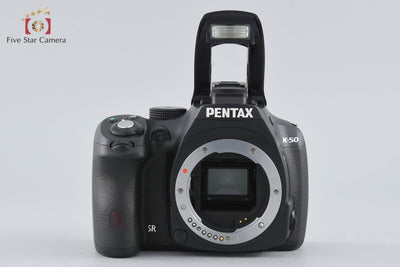 [Used] PENTAX K-50 Black Digital SLR Camera - Low Shutter Count