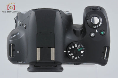 [Used] PENTAX K-50 Black Digital SLR Camera - Low Shutter Count