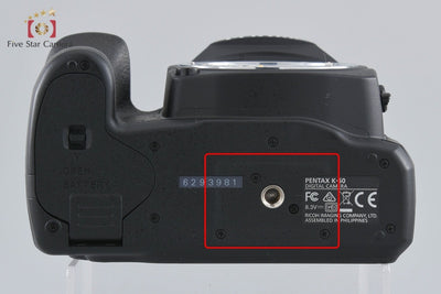 [Used] PENTAX K-50 Black Digital SLR Camera - Low Shutter Count