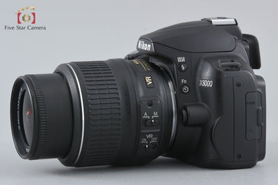 [Used] Nikon D3000 Lens Kit, Low Shutter Count