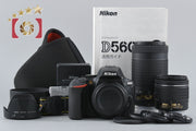 [Used] Nikon D5600 Double Zoom Kit - Low Shutter Count