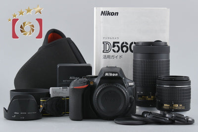 [Used] Nikon D5600 Double Zoom Kit - Low Shutter Count