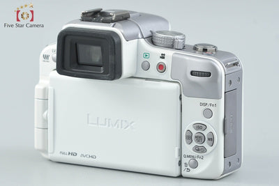[Used] Panasonic DMC-G3 Double Zoom Lens Kit White, Low Shutter Count, With Original Box