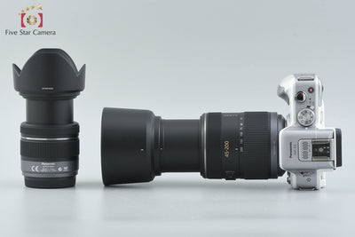 [Used] Panasonic DMC-G3 Double Zoom Lens Kit White, Low Shutter Count, With Original Box