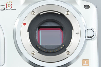 [Used] Panasonic DMC-G3 Double Zoom Lens Kit White, Low Shutter Count, With Original Box