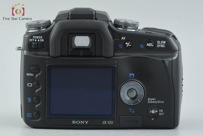 [Used] Sony α100 DSLR-A100 Zoom Lens Kit Black