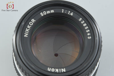 [Used] Nikon Ai-S NIKKOR 50mm f/1.4
