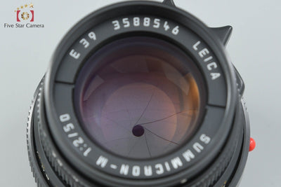 Used] Leica Summicron-M 50mm f/2 E39 3rd Generation Black