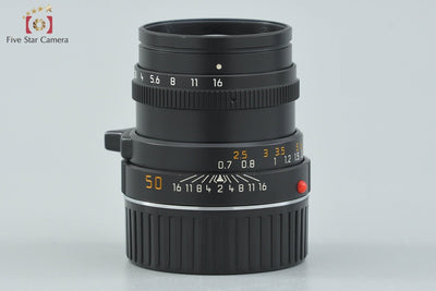 Used] Leica Summicron-M 50mm f/2 E39 3rd Generation Black
