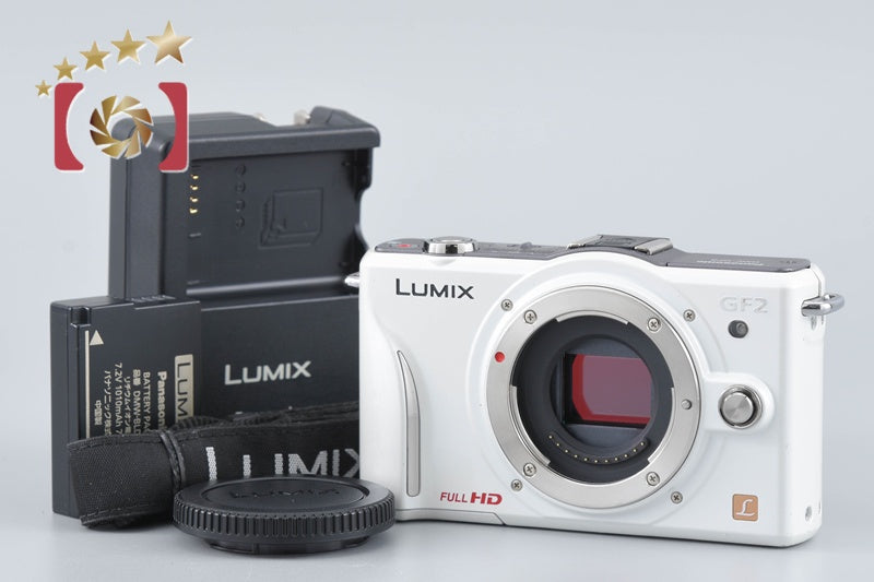 【中古】Panasonic パナソニック LUMIX DMC-GF2 ホワイト ミラーレス一眼カメラ