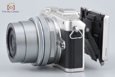 【中古】OLYMPUS オリンパス PEN Lite E-PL7 14-42mm EZレンズキット シルバー