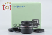 【Used】Voigtlander COLOR-SKOPAR 35mm f/2.5 MC Black L39 Leica Screw Mount with Original Box