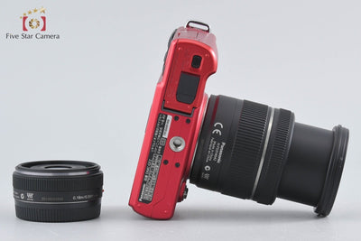 [Used] Panasonic LUMIX DMC-GF2 Double Lens Kit Red - Very Low Shutter Count