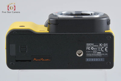 [Used] PENTAX K-01 Black x Yellow Mirrorless Single-Lens Reflex Camera, Very Low Shutter Count